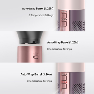 Modelador de Cabelo 6 em 1 SMET com Secador de Cabelo de Alta Velocidade, Modeladores Automáticos, Escova Alisadora e Volumizadora com Estojo de Viagem em PU - Product Image 4