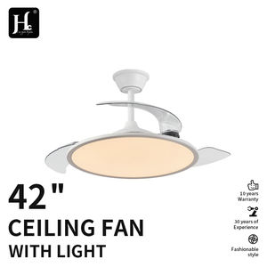 Ventilador de Techo LED con Luz, Aspas de PC Retráctiles, Ahorro de Espacio, Cuerpo Superfino, Ventilador de Techo Invisible con Luz - Product Image 3