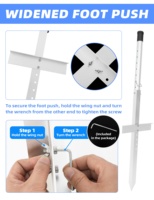 Support de canne à pêche réglable en aluminium anodisé avec piquet de sable pour la pêche en mer