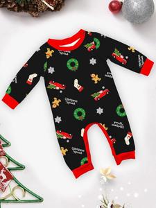 <span class=keywords><strong>Pigiama</strong></span> Personalizzato a Maniche Lunghe con Stampa <span class=keywords><strong>di</strong></span> Albero <span class=keywords><strong>di</strong></span> Natale e Auto, per Mamma, a Bassa Termicità - Product Image 4