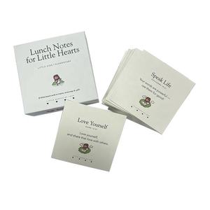 Cartes d'affirmation personnalisées avec versets bibliques encourageants, imprimées en offset sur papier avec boîte magnétique rigide - Product Image 1