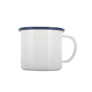 Juego de vajilla esmaltada Homecook: Cuencos de sopa, platos redondos, tazas y tazones para la cena, tazas y platos de café esmaltados, sublimables. - Product Image 2