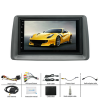 Autoradio multimédia 2 Din 2.5D écran tactile Wifi 4G DSP 7'' Android Bt pour Fiat Panda 2003~2012 Carplay sans fil