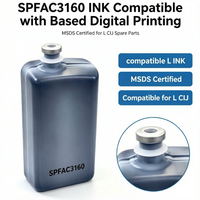 Encre SPFAC3160 compatible avec l'impression numérique, certifiée MSDS pour les pièces de rechange L CIJ