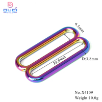 Produsen Gesper Sabuk Logam Elektroplating, Gesper Geser yang Dapat Disesuaikan, Gesper Tali Tas untuk Tas dan Tas Tangan