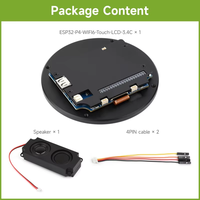 Layar Sentuh Melingkar 3.4 Inci Papan Pengembangan ESP32-P4 Layar IPS Multi Sentuh Interaksi Suara AI WiFi/BLE 800 * 800