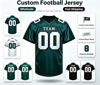 Jersey de Fútbol Americano al por Mayor de Alta Calidad para Hombre, Mujer y Jóvenes, Uniforme Bordado y Cosido, Nombre, Número y Logotipo Personalizables Disponibles
