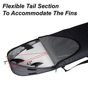 กระเป๋าใส่กระดานแพดเดิลบอร์ดแบบกันน้ำ ดีไซน์ใหม่ ฟรีตัวอย่าง  กระเป๋าใส่กระดานโต้คลื่นแบบคู่ สำหรับเดินทางและพักผ่อน - Product Image 4