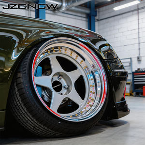 JZCNCW Juego de 3 Ruedas Personalizadas de 5x112mm 5x114.3mm 5x120mm con Borde Profundo, Ruedas Forjadas para W211 FK2 FK8 FL5 GXPA16 GZEA14 AP1 AP2 - Product Image 4