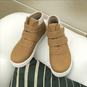 รองเท้าบูทหุ้มข้อหนังสำหรับเด็กผู้ชายอายุ 6 ถึง 12 ปี รองเท้าฤดูใบไม้ร่วงฤดูหนาว - Product Image 5