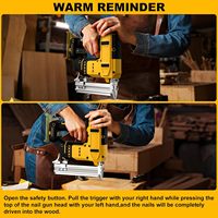 Cloueur sans fil 18GA 3 en 1 rechargeable au lithium 20V MAX*XR DeWalt DCN680B pour le bricolage, la menuiserie et la construction