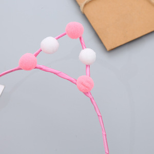 Diadema con orejas de gato para niña, diadema pequeña de estilo coreano, diadema creativa - Product Image 3