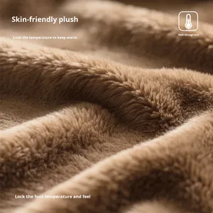 Stivali da Neve Casual Slip-on da Donna Autunno Inverno 2025 Nuovo Stile con Suola Spessa Super Morbida in EVA e Pelo Artificiale Carino - Product Image 4