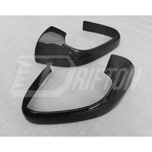 Tapas de espejo lateral para Ferrari Roma, embellecedor de fibra de carbono seco - Product Image 4