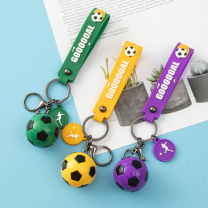 Llavero <span class=keywords><strong>de</strong></span> fútbol <span class=keywords><strong>de</strong></span> simulación YIWUPOWER, colgante <span class=keywords><strong>de</strong></span> acrílico, figura, llavero para coche, recuerdo, llavero <span class=keywords><strong>de</strong></span> goma suave <span class=keywords><strong>de</strong></span> PVC, pequeño regalo - Product Image 4