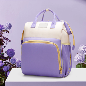 Riciclato su misura pieghevole rimovibile pannolino del bambino tela mamma Organizer borsa per la scuola materna - Product Image 6