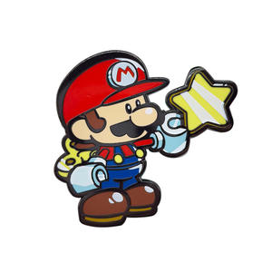 Spilla Decorativa in Metallo per Zaino a Tema Mario Bros, Distintivo con Luigi, Peach, Principessa, <span class=keywords><strong>Donkey</strong></span> Kong e Design Inciso Digitalmente - Product Image 5