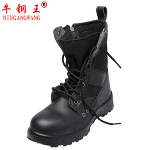 Botas de Trabajo con Punta de Acero para Hombre, Anti-Impactos, Resistentes a Pinchazos, Forradas de Felpa, Cálidas, de Cuero Vacuno, Calzado de Seguridad para la Construcción - Product Image 3