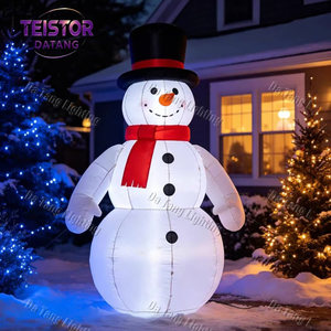 3D LED Christmas Snowman Motif Light Commercial Outdoor Holiday Landscape Decoration - Product Image 6