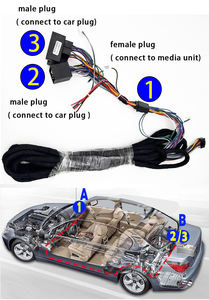 BM6Mユニバーサル6Mロングラジオ & パワーエクステンション配線ハーネスBMW 3er 5er X5 M3 M5 E46 E38 E39 E53カーステレオユニット用 - Product Image 6