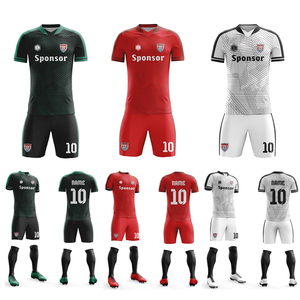 Özelleştirilebilir rahat hızlı kuru futbol kıyafetleri yüksek kaliteli dijital baskı ekibi oyunu futbol formaları kitleri OEM futbol forması - Product Image 1