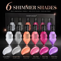 En stock – Lot de 6 gloss à lèvres hydratants, scintillants et très brillants – Prix de gros, approvisionnement en vrac, marque privée