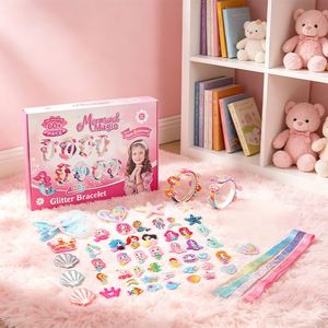 Value DIY <b>Headband</b> Hair Kit Girls Clips Bows Ribbons Butterfly Gems Creative Fashion Gift Ready Package Wholesale - Product Image 5