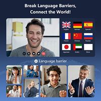 Écouteurs de traduction YYK-Q71AI : Traducteur instantané 198 langues, intra-auriculaires, ANC, étanches, sans fil, design à clip, pour voyage et affaires