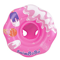Bouée de natation et siège gonflable Swimbobo pour bébés et tout-petits, en PVC écologique, flotteur rond pour piscine