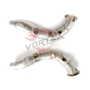 Tubo de Escape de Alto Flujo Vortex 304 de Acero Inoxidable para BMW M5 F90 4.4T V8 2018-2024 con Protector Térmico Sin Advertencia de Luz de Avería (CEL) - Product Image 2