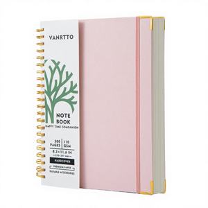 Quaderno XinyiArt A4 110gsm con copertina rigida e rilegatura a spirale, diario artistico per disegno, lavoro o regalo. - Product Image 2