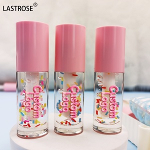 Brillo Labial Vegano Transparente con Sabor a Fruta, Bálsamo Labial Hidratante de Larga Duración, Aceite Labial Líquido Transparente Rosa, Marca Privada - Product Image 2