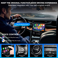 Modul Peningkatan Layar Asli Wireless Apple Carplay Android Auto untuk Layar Mercedes Benz C-Class GLC NTG4.5/4.7/5.0