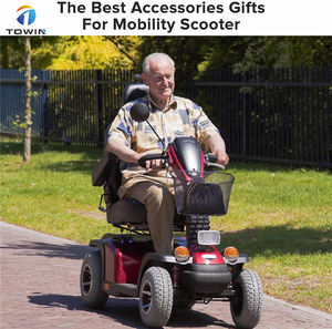 Capa de chuva para scooter elétrica de mobilidade em tecido Oxford 420D resistente à água com tiras reflexivas - Product Image 5