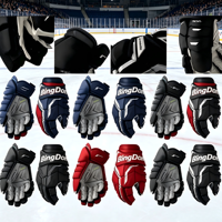 Gants de hockey sur glace en fibre de carbone pour enfants Elite Performance avec paume renforcée et ajustement ergonomique