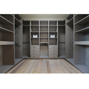 Custom Modern U Shaped Aluminum Pole System Walk in <strong>Closets</strong> Open Style <strong>Big</strong> Wardrobe - Product Image 6