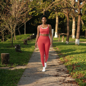 Conjunto de Yoga para Mujer, Sujetador Deportivo sin Mangas, Leggings de Cintura Alta, Ropa Deportiva Personalizada - Product Image 3