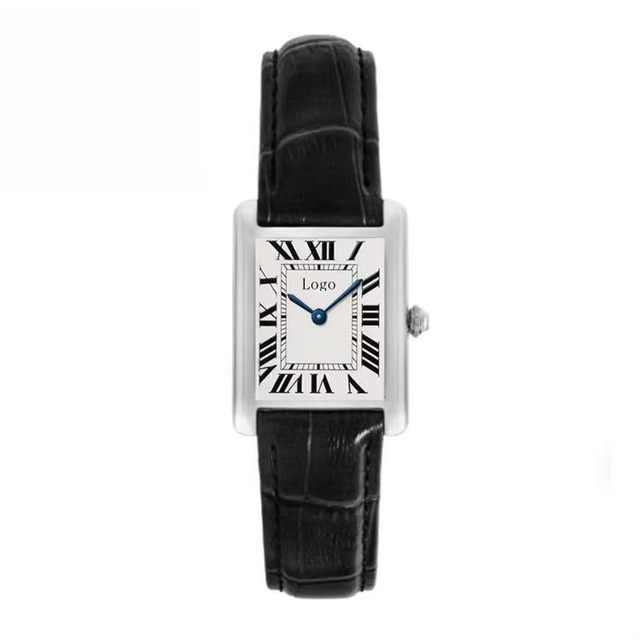 Oem Odm New Fashion Leisure Stylish Custom Logo Jewelry Square 18mm Simple Luxury Quartz Women Watch
