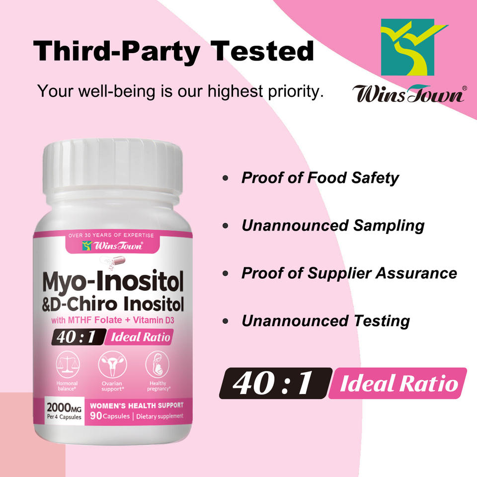 Factory Private Label Myo-Inositol & D-Chiro Inositol Capsules Natural ...