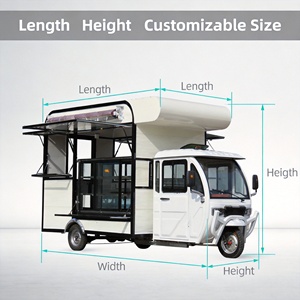 Carrito de Café Premium, Camión de Comida, Carrito de Café Móvil, Equipo para Negocios de Cafeterías - Product Image 6