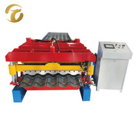 Machine de formage automatique de tuiles de toit en acier verni coloré