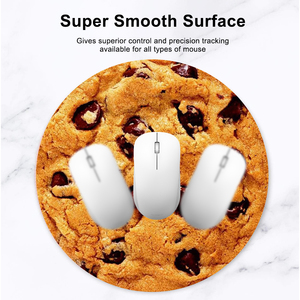 Alfombrilla de Ratón para Juegos Personalizada con Logotipo, Resistente al Agua, a los Arañazos y Duradera, con Diseño de Galleta de Chocolate, Antideslizante - Product Image 5