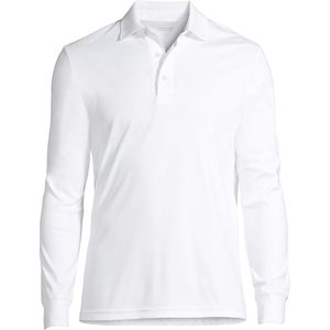 Camisa Polo de Manga Larga para Hombre FOXA, de Algodón Supima, con Botones, Antiarrugas, Tejido Piqué - Product Image 6