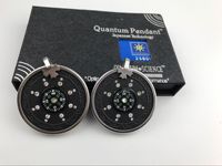 Collier japonais pendentif science quantique lave nano germanium pendentif énergie scalaire bio équilibre avec acier inoxydable plaqué