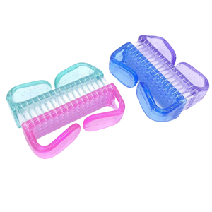 Plastic Handle Mini <b>Nail</b> Brush Portable Lightweight Fingernail Toenail Cleaning Manicure <b>Tool</b> - Product Image 4