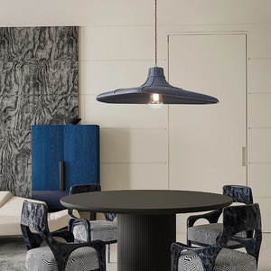 โคมไฟยูเอฟโอสไตล์วาบิซาบิแบบญี่ปุ่น ดีไซน์สร้างสรรค์ไม่ซ้ำใคร เหมาะสำหรับโต๊ะอาหาร บาร์ เคาน์เตอร์ โชว์รูม โคมไฟระย้าดีไซน์แปลกตา - Product Image 5