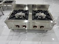 Peralatan Dapur Komersial Kompor Industri Seri Lengkap Pembakar Stainless Steel untuk Memasak Makanan Restoran