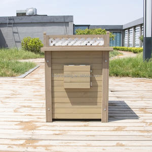 Caseta para Perros de Madera Resistente para Exteriores, Impermeable, para Interiores, Pequeña, Mediana, Grande, con Cierre de Botón y Característica Transpirable para Patio - Product Image 5