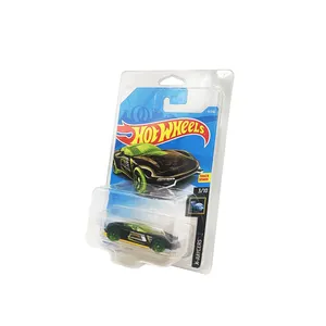 Custom Clear Recyclable PET Plastic Clamshell Hot Wheels Protector Covers