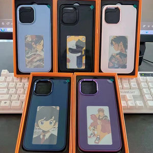 <span class=keywords><strong>Cover</strong></span> per Cellulare con Schermo a Quattro Colori Reali, Stampa Illimitata di <span class=keywords><strong>Foto</strong></span>, Motivo Posteriore Personalizzabile per iPhone 13 Pro 14 Max 15 Plus - Product Image 1